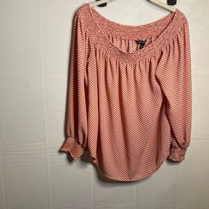 Express polka dot shirt